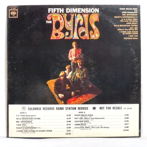BYRDS - Fifth Dimension 1973 US WL Promo MONO LP EX/NM David Crosby R McGuinn - Picture 1 of 4