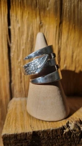 Nr.52  Rosenring Silberbesteck Schmuck Silber Ring sonpladu2016 - Bild 1 von 7