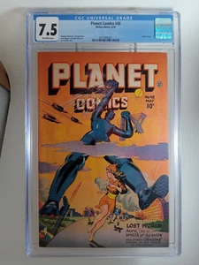 Planet Comics #48 1947 - CGC 7,5 Clásico Joe Doolin Cubierta de Robot Gigante - Imagen 1 de 16