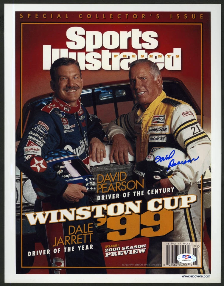 David Pearson SIGNED 11x14 Sports Illustrated Print Jarrett NASCAR PSA AUTOGRAPH - Image 1 of 1