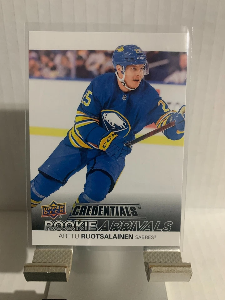 2021-22 Upper Deck Credentials Arttu Ruotsalainen Rookie Arrivals  #RA-41 - Image 1 of 2