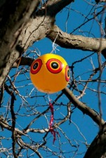 Lot of 2 3D Scare Eye Balloon Bird Chaser Deterrent Vinyl Weather Proof Ball