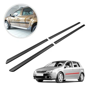 für VW GOLF V 2003-2008 5DR HB SEITENSCHUTZLEISTEN SEITEN TÜRLEISTEN SCHWARZ - Bild 1 von 7