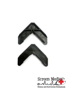 3/8" x 3/4" Plastic Internal Screen Frame Corners - 4 pack - Picture 1 of 4