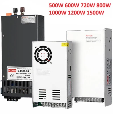 500W Bis 1500W DC Geregelter Schaltnetzteil Trafo Treiber Stromversorgung - Bild 1 von 4