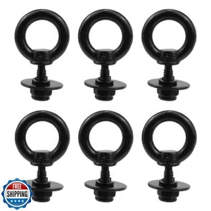 Antrader Lifting Shoulder Eye Bolts,6 Sets Eye Bolts with Nuts M4 Stainless S - Picture 1 of 5