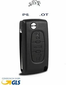 COVER GUSCIO CHIAVE PER PEUGEOT 3 TASTI 107 207 307 407 308 409 TELECOMANDO - Imagen 1 de 6