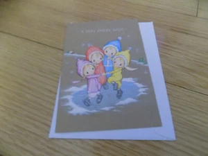 Betsey Clark Greeting Card A Merry Wish Christmas cards Vintage 1981 - Picture 1 of 5