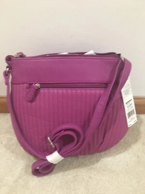 Elle Ellsie Crossbody Fuchsia Shoulder Purse/Handbag NEW WITH TAGS - Image 1 of 4