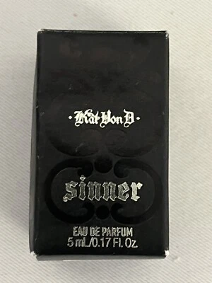 Kat Von D. SINNER Eau de Parfum 5 ml / 0.17 oz SPLASH Deluxe MINI Travel Size - Image 1 of 4