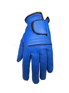 ****Nuevos**** Guantes de golf Cabretta de cuero azules para hombre (mano izquierda) - Imagen 1 de 2