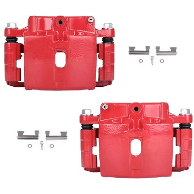 2x Rear Brake Calipers For Chevrolet Silverado 2500 GMC Sierra 2500 w/ Bracket - Image 1 of 4