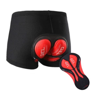 Women Cycling Shorts Cushion 3D Gel Pad Breathable Riding Cushion DIY Shorts ❤H - Picture 1 of 11