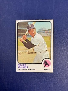 1973 Topps #650 Felipe Alou - Yankees High Number ~ Tough Hi #