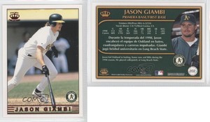 1999 Pacific Crown Collection Red Jason Giambi #202