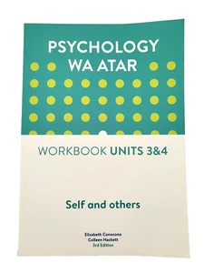 Psychology WA ATAR Self and Others Units 3 & 4 WORKBOOK Conocono Hackett 3rd Ed - Picture 1 of 10
