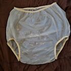 Adult Baby Pants Soft Frosty White Plastic Pants