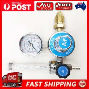 Argon CO2 Gas Pressure Regulator Gauge Flow Meter Mig Tig Welding Welder Tools - Picture 1 of 6