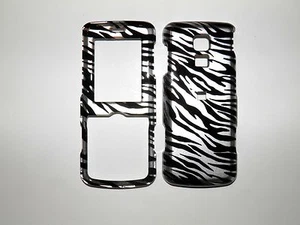 LG VX7100 VERIZON SCHWARZ/SILBER ZEBRA GLÄNZEND COVER NEU - Bild 1 von 1