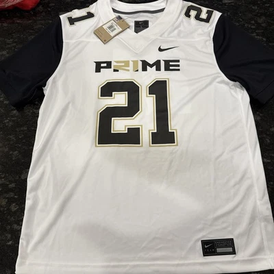 Nike Coach Prime #21 Deion Sanders 2.0 White Jersey Colorado Mens Sz LG NWT - Image 1 of 4