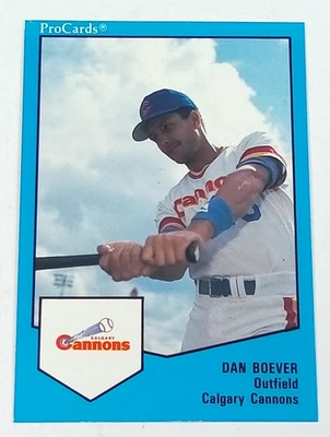 Dan Boever #535 RC Calgary Cannons Procards 1989 - Image 1 of 3