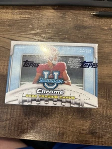 2022 Bowman Chrome University Football Blaster Box - Picture 1 of 1