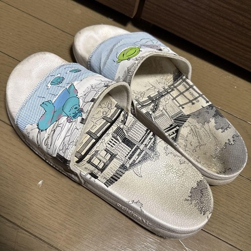 Sandali Uomo 10.0US Adidas Monsters Inc Collaborazione Edizione Limitata Modello Raro