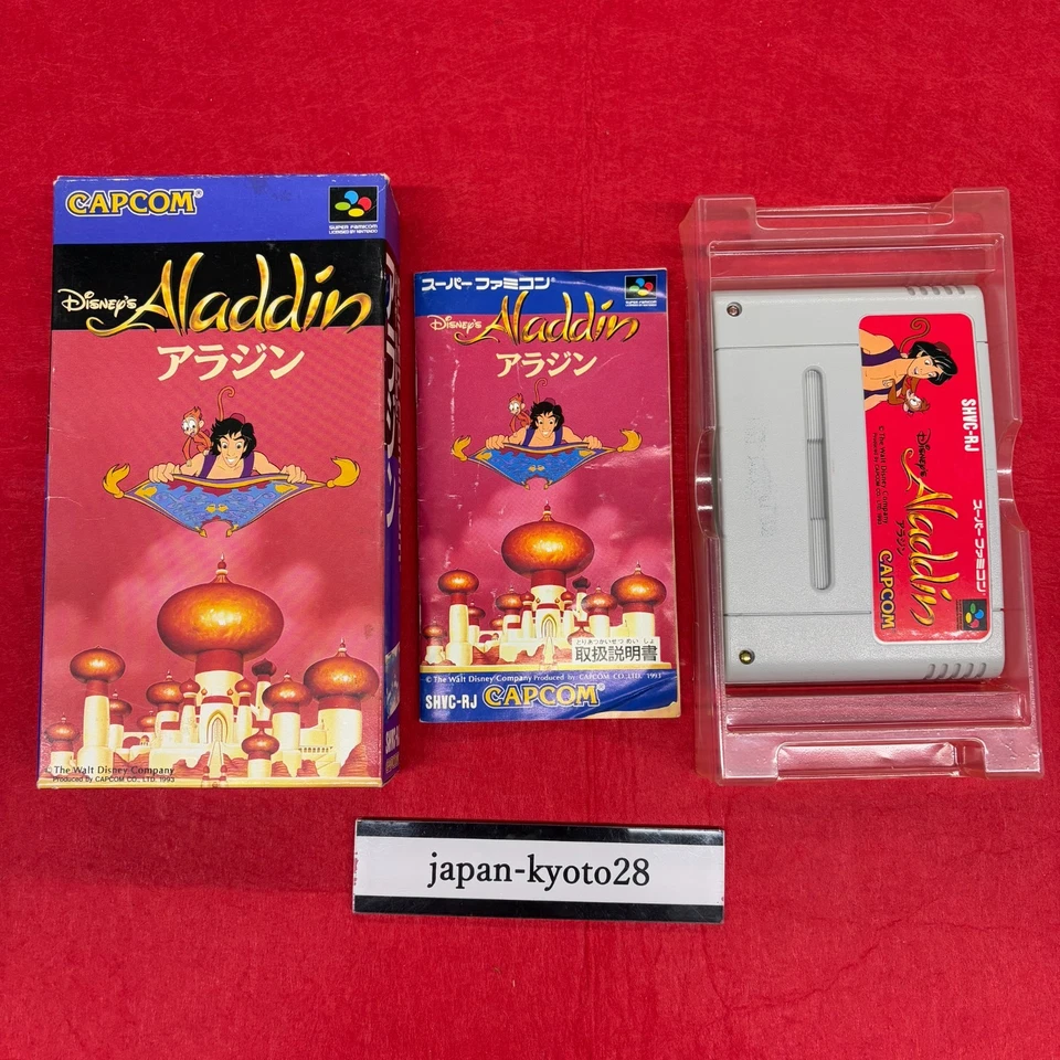 ALADDIN SNES CAPCOM Nintendo Super Famicom Box From Japan jp - Image 1 of 4