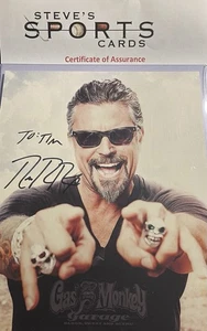 Gas Monkey Garage Signed Richard Rawlings 8x10 Color Photograph w/ COA, Top Load - Picture 1 of 5