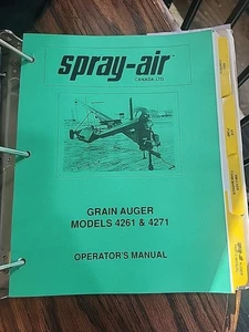 Spray-air Grain Auger Models 4261 & 4271 Operator's Manual - Picture 1 of 1