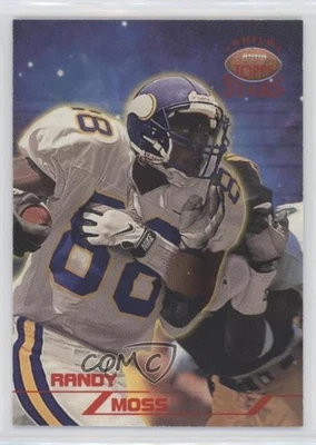 1998 Topps Stars /8799 Randy Moss #66 Rookie RC HOF - Image 1 of 2