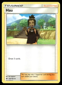 Hau Uncommon Normal SM Base Set 120/149 NM Pokémon TCG - Picture 1 of 2