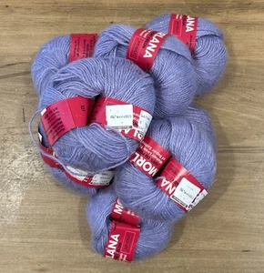 Lot of 8 Jack Frost Morlana Jet Spun Mohair Look Yarn Lavender 2 oz 100% Orlon - Picture 1 of 3