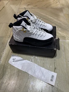 Nike Air Jordan 12 XII Retro GS Taxi 2013 Black White 153265-125 Größe UK 5,5 - Bild 1 von 7