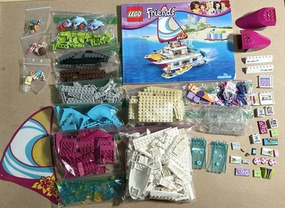 LEGO FRIENDS: Sunshine Catamaran (41317), Pre-owned, Complete, No Box - Image 1 of 3