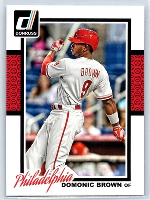 2014 Donruss Domonic Brown Philadelphia Phillies #153 - Image 1 of 2