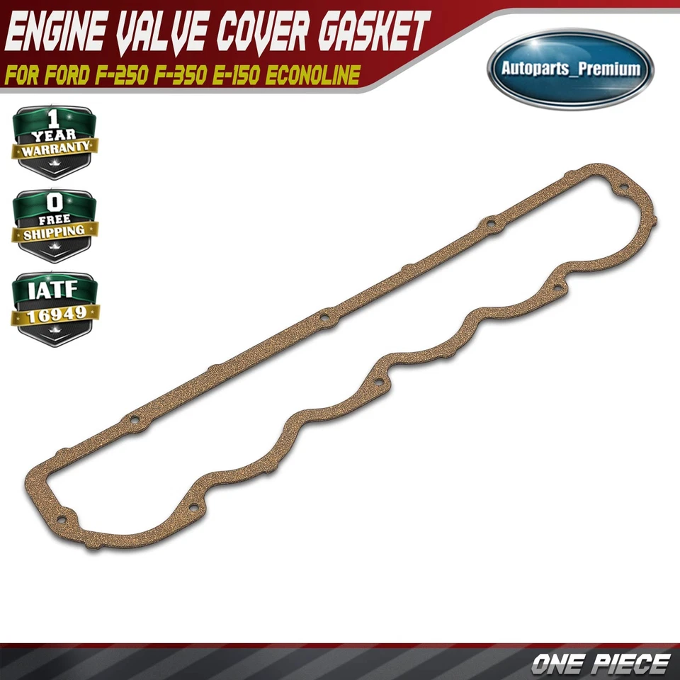 Прокладка крышки клапана двигателя для Ford F-250 F-350 1968-1987 E-150 Econoline на заказ - Изображение 1 из 4