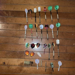 unicorn And Mixed Darts Harley Davidson  Lot Dart Board Darts - Picture 1 of 21