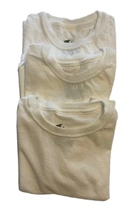 Hanes Tagless Boys Crew Neck T-Shirts White Short Sleeve Size 4T - 3 Pack, Soft - Picture 1 of 13