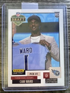 CAM WARD - 2025 Panini Instant NFL DN-1 DRAFT NIGHT Rookie - PRINT RUN /9737 - Bild 1 von 3