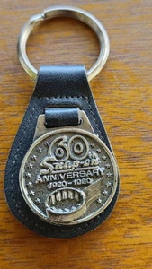 Vintage Snap-On Tools 1980 60th Anniversary Key Ring-Top Grain Cowhide, - Picture 1 of 2