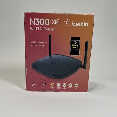Belkin N300 XR Wi-Fi N Router - Black - Image 1 of 4