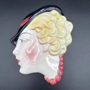 Art Deco Wall Plaque by Cope & Co, Profile of a Lady, circa 1930 - Picture 1 of 16