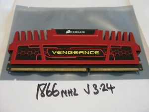 SINGLE 4GB CORSAIR VENGEANCE DDR3 PC3-17066 2133 RAM CMZ8GX3M2A1866C9R v3.24 - Picture 1 of 10