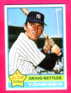 GREAT CENTERING! MINT! 1976 TOPPS YANKEES GRAIG NETTLES #169 - Picture 1 of 1