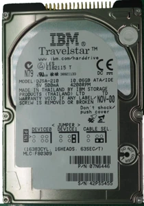 IBM TRAVELSTAR HARDDRIVE - Picture 1 of 5
