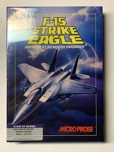 F-15 Strike Eagle/Microprose Classic PC Game/Sid Meier/1985 Atari ST/Sealed - Picture 1 of 3