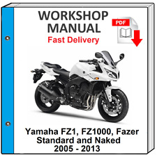 YAMAHA FZ1000 FZ1 FAZER 1000 2005 2006 2007 2008 2009 SERVICE REPAIR SHOP MANUAL (Fits: Yamaha)