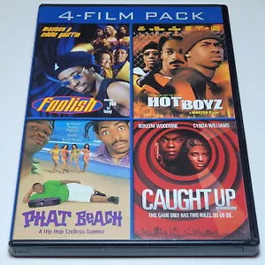 Foolish / Hot Boyz / Phat Beach / Caught Up (4 DVD Set) Free 1-Day Shipping - Picture 1 of 6