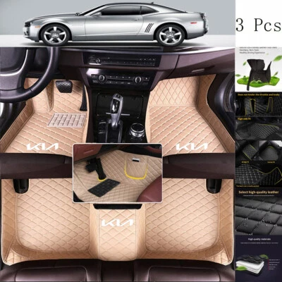 Fit for KIA All Series Car Floor Mats Luxury Custom Waterproof Auto Carpets Mats Foto 1 de 4